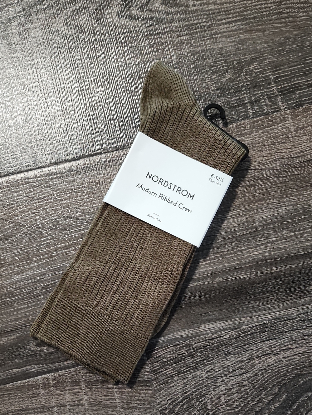 Nordstrom "Modern" Ribbed Crew Socks - Picture 2 of 3